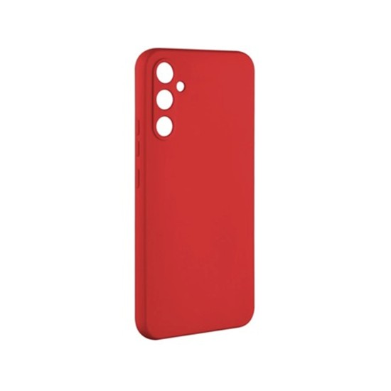 Capa de Silicone com Moldura de Câmera para Samsung Galaxy A34 5G Vermelho